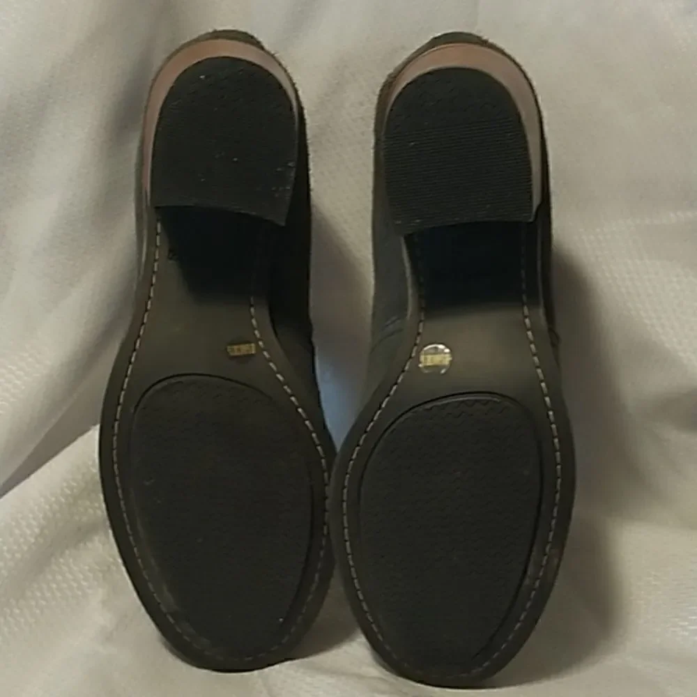 Sperry Top Sider Chelsea gray suede boots booties size 8.5